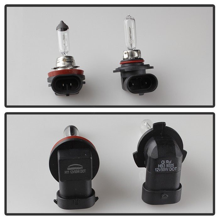 SPYDER xTune 11-14 Dodge Charger Halogen Headlights - Black Smoke (HD-JH-DCH11-AM-BSM) 9037177