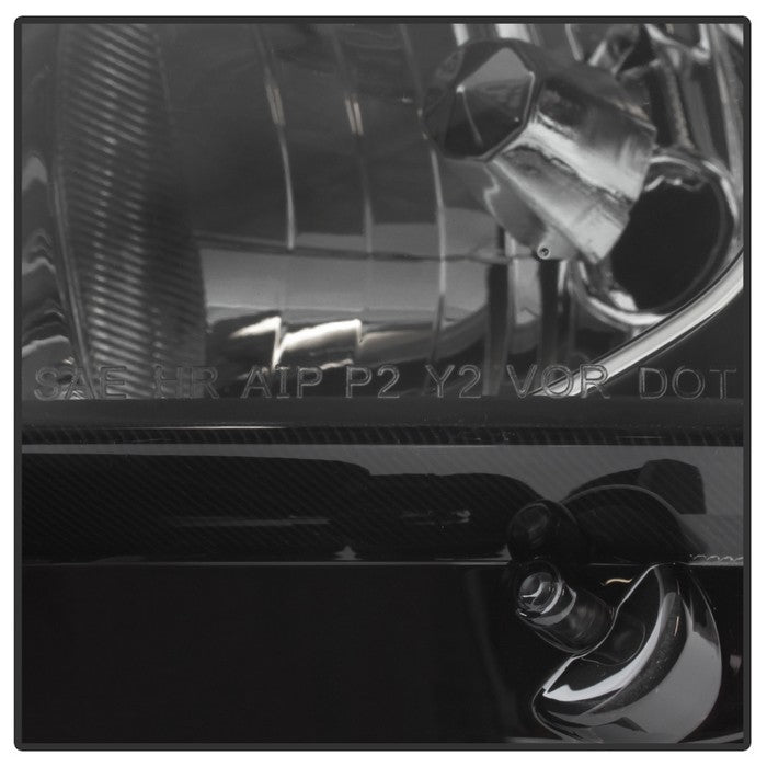 SPYDER xTune 11-14 Dodge Charger Halogen Headlights - Black Smoke (HD-JH-DCH11-AM-BSM) 9037177