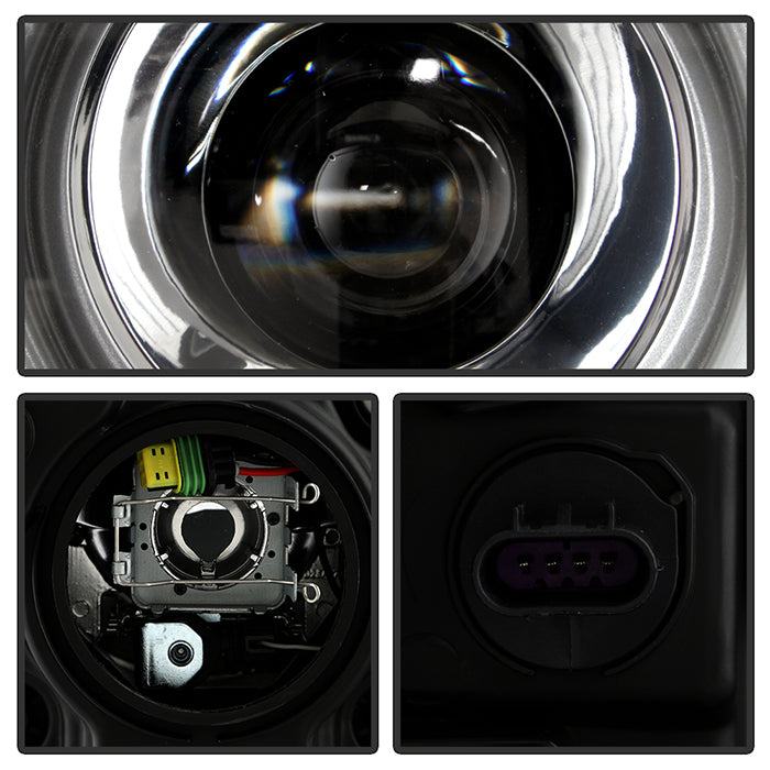 SPYDER Xtune Dodge Challenger 08-14 Xenon Hid Model Only Projector Headlamps Black HD-JH-DCHAL08-HID-BK 9027277
