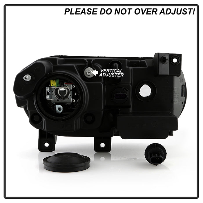 SPYDER Xtune Dodge Challenger 08-14 Xenon Hid Model Only Projector Headlamps Black HD-JH-DCHAL08-HID-BK 9027277