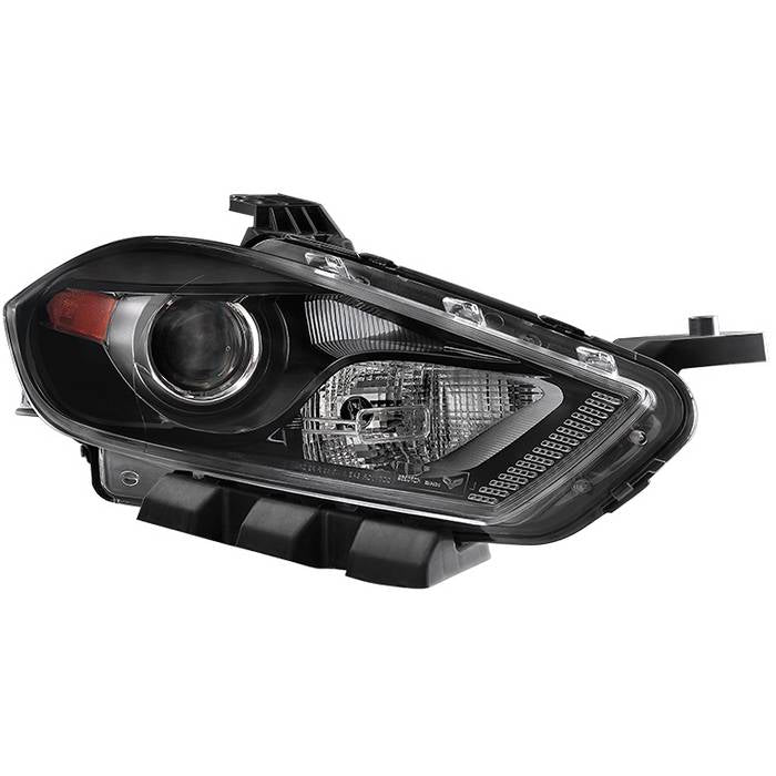 SPYDER xTune Dodge Dart 13-15 Passenger Side Projector Headlight -OEM Right - Black HD-JH-DDART13-HID-OE-R 9035142