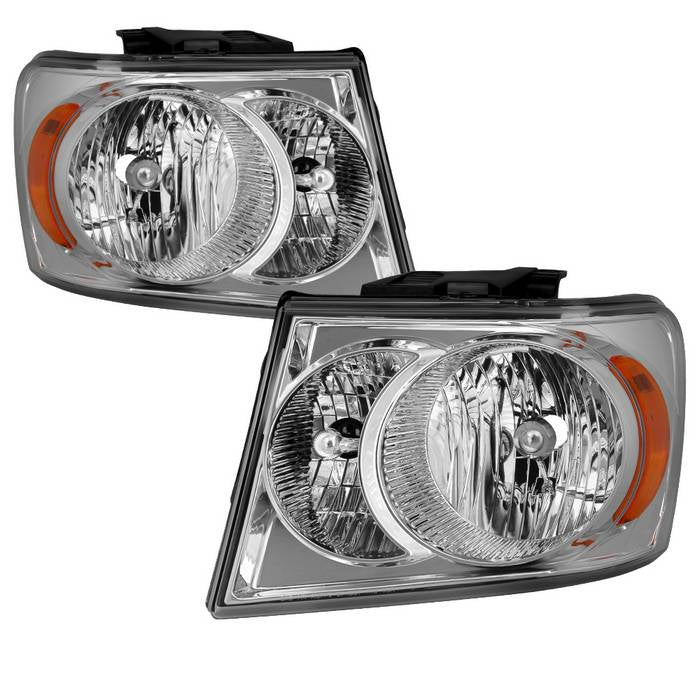 SPYDER xTune 07-09 Dodge Durango OEM Style Headlights - Chrome (HD-JH-DDU07-AM-C) 9042584
