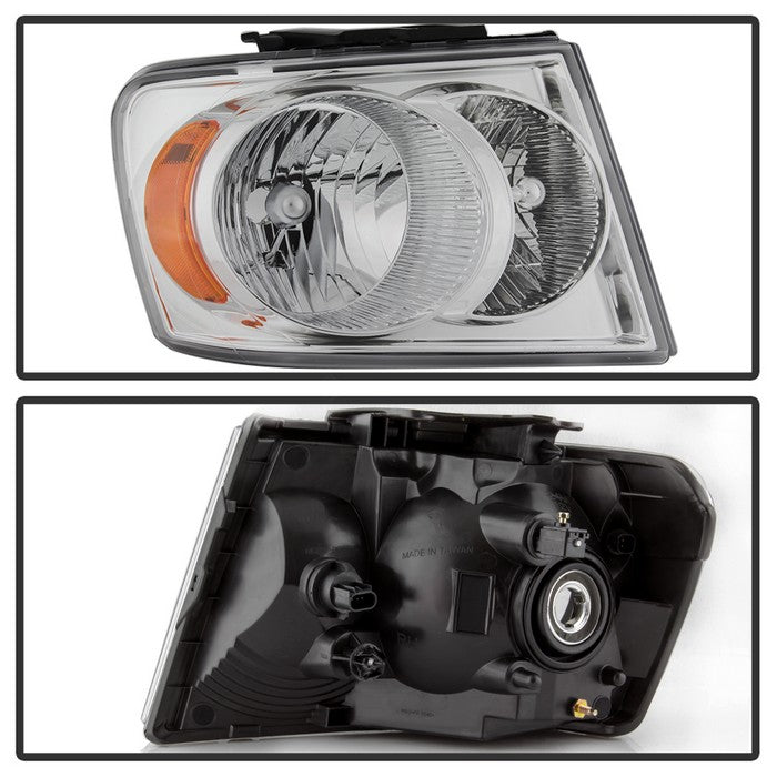 SPYDER xTune 07-09 Dodge Durango OEM Style Headlights - Chrome (HD-JH-DDU07-AM-C) 9042584