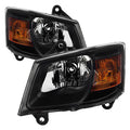 SPYDER xTune Dodge Grand Caravan 08-10 OEM Style Headlights-Black HD-JH-DGC08-AM-BK 9035173