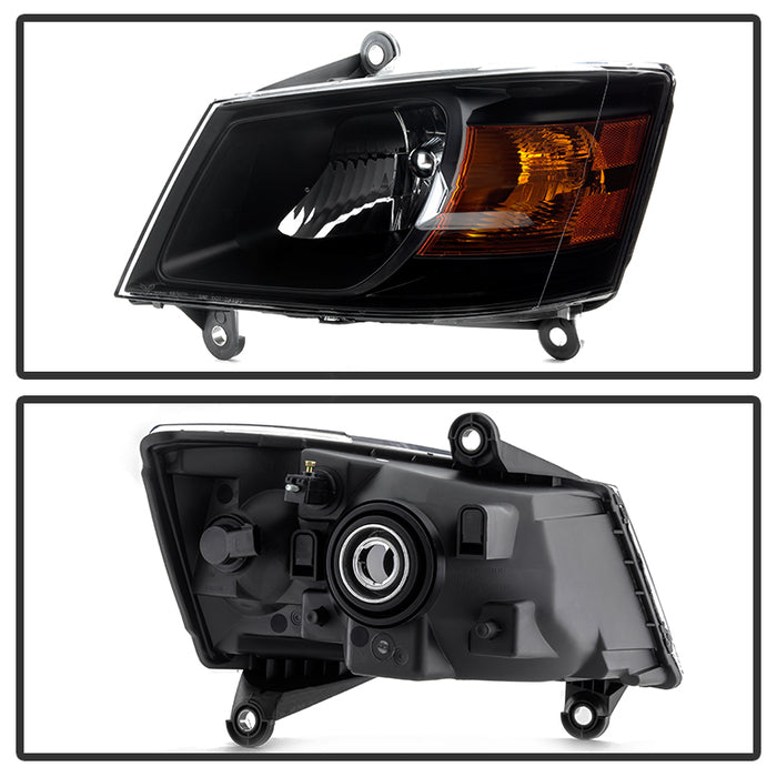 SPYDER xTune Dodge Grand Caravan 08-10 OEM Style Headlights-Black HD-JH-DGC08-AM-BK 9035173