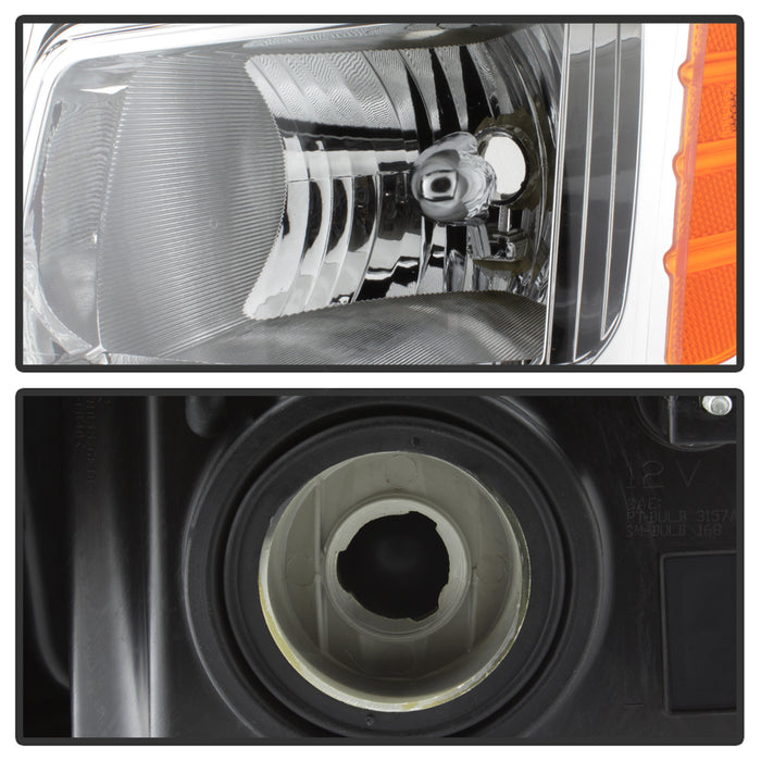 SPYDER xTune 07-11 Dodge Nitro OEM Style Headlights - Chrome (HD-JH-DNIT07-AM-C) 9037894