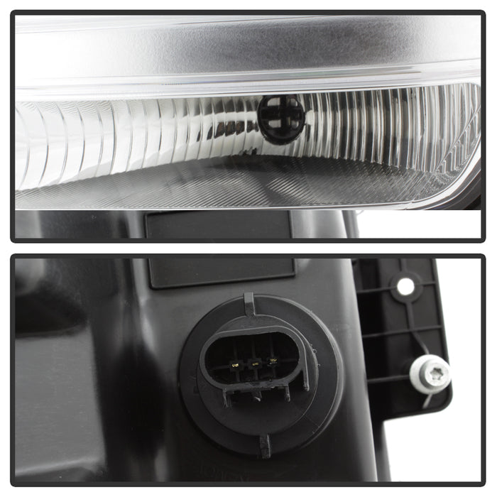 SPYDER xTune 07-11 Dodge Nitro OEM Style Headlights - Chrome (HD-JH-DNIT07-AM-C) 9037894