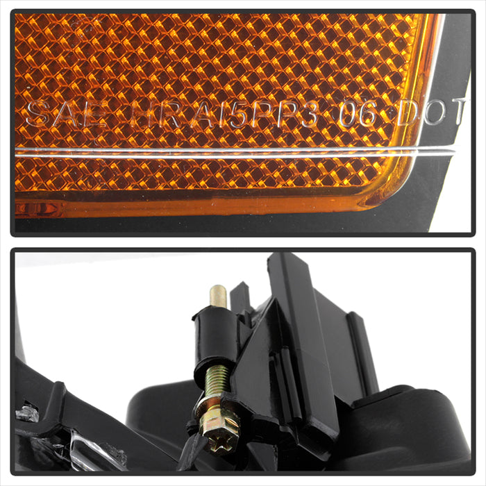 SPYDER Xtune Dodge Ram 1500 02-05 Amber Crystal Headlights Black HD-JH-DR02-AM-BK 5014313