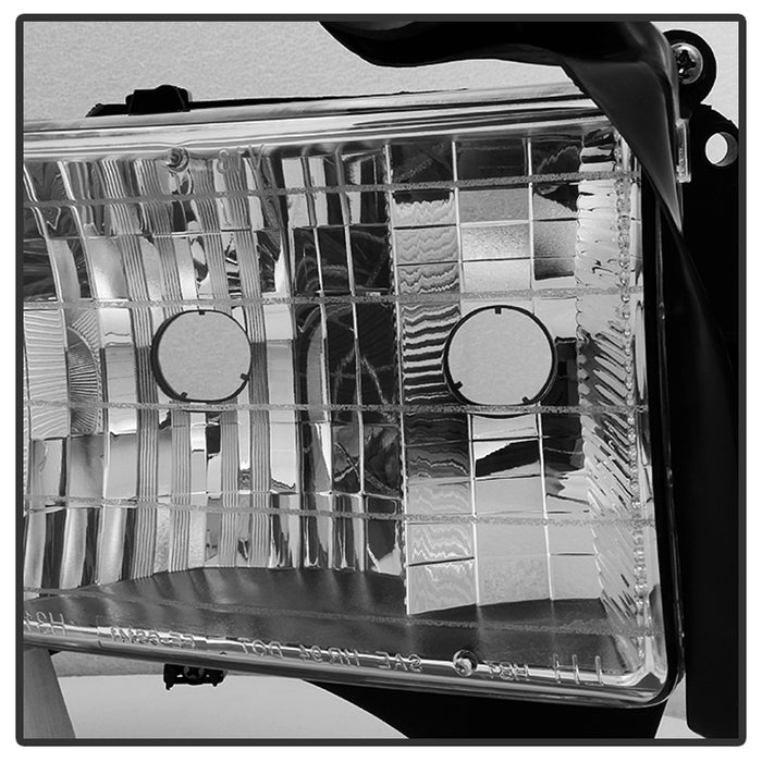 SPYDER Xtune Dodge Ram Sport Model Only 1999-2002 OEM Headlights Chrome HD-JH-DR99-SP-C 9032165