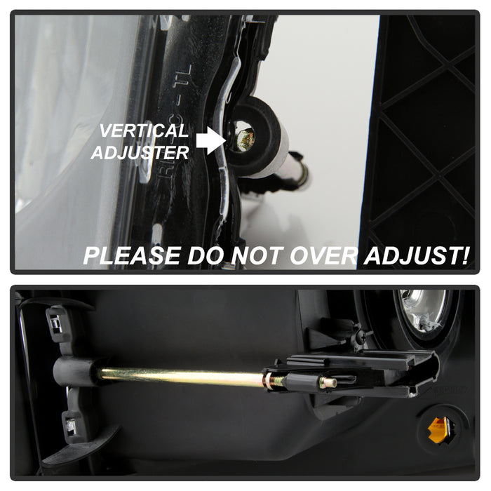 SPYDER xTune 06-08 Dodge Ram 1500 Headlights w/Chrome Bezel/Amber Bar - Black (HD-JH-DRAM06-AM-BK) 9037191