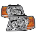 SPYDER xTune 03-06 Ford Expedition OEM Style Headlights - Chrome (HD-JH-FE03-AM-C) 9037214
