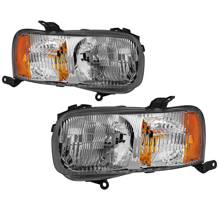 SPYDER xTune 01-04 Ford Escape OEM Style Headlights - Chrome (HD-JH-FESCA01-AM-C) 9042607