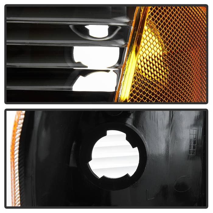 SPYDER xTune 01-03 Ford Explorer Sport 4pc OEM Style Headlights w/Corner - Black (HD-JH-FEXP01-ST-BK) 9042614