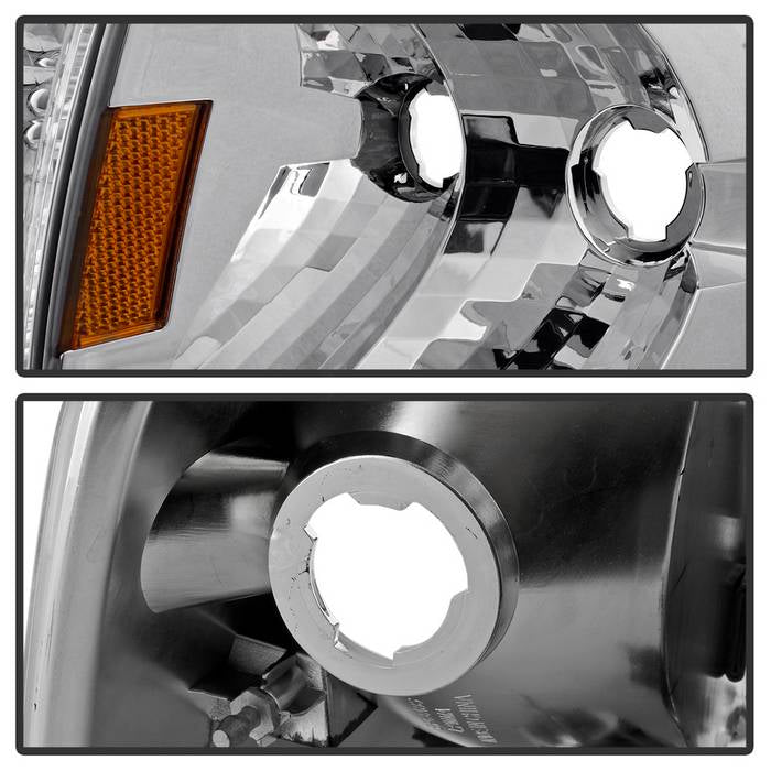 SPYDER xTune 02-05 Ford Explorer 4DR (Excl Sport) 4pc OEM Headlights w/Corner - Chrome (HD-JH-FEXP02-SET-C) 9044120