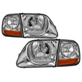 SPYDER xTune 97-03 Ford F-150 4pc OEM Style Headlights w/Corner - Chrome (HD-JH-FF15097-L-SET-C) 9042645