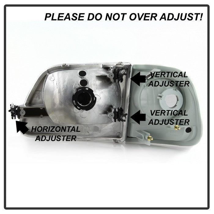 SPYDER xTune 97-03 Ford F-150 4pc OEM Style Headlights w/Corner - Chrome (HD-JH-FF15097-L-SET-C) 9042645