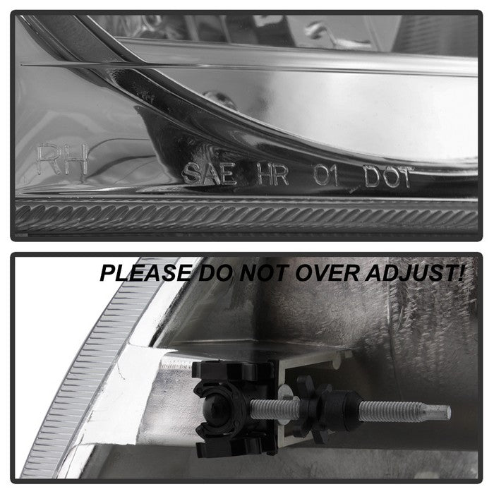 SPYDER xTune 97-03 Ford F-150 4pc OEM Style Headlights w/Corner - Chrome (HD-JH-FF15097-L-SET-C) 9042645