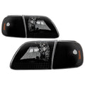 SPYDER Xtune Ford F150 97-03 Crystal Headlights w/Corner Black Smoked HD-JH-FF15097-SET-AM-BSM 9030321