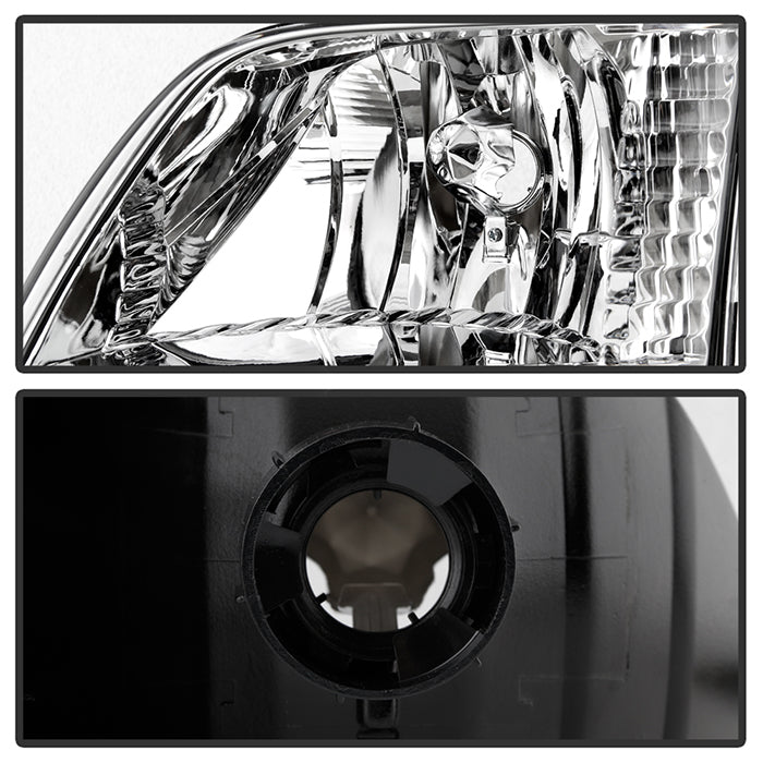 SPYDER Xtune Ford F150 97-03 / Expedition 97-02 Crystal Headlights w/Corner Chrome HD-JH-FF15097-SET-AM-C 5070326
