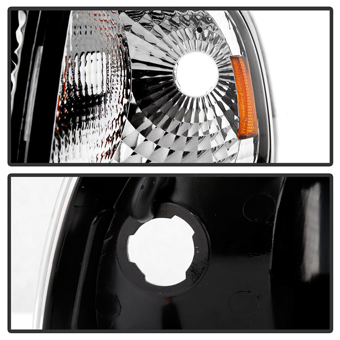 SPYDER Xtune Ford F150 97-03 / Expedition 97-02 Crystal Headlights w/Corner Chrome HD-JH-FF15097-SET-AM-C 5070326