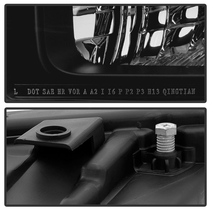 SPYDER Xtune Ford F250 F350 F450 Superduty Excursion 99-04 Headlights Black HD-JH-FF25099-HA-BK 9032998