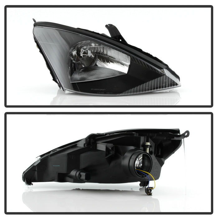 SPYDER xTune Ford Focus 00-04 OEM Style Headlights - Black HD-JH-FFOC00-BK 9037290