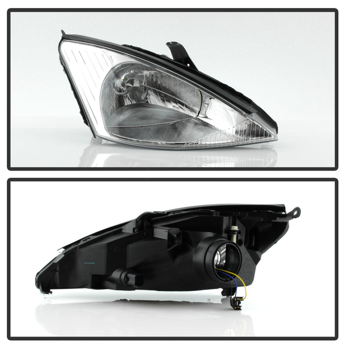 SPYDER xTune Ford Focus 00-04 OEM Style Headlights - Chrome HD-JH-FFOC00-C 9037306