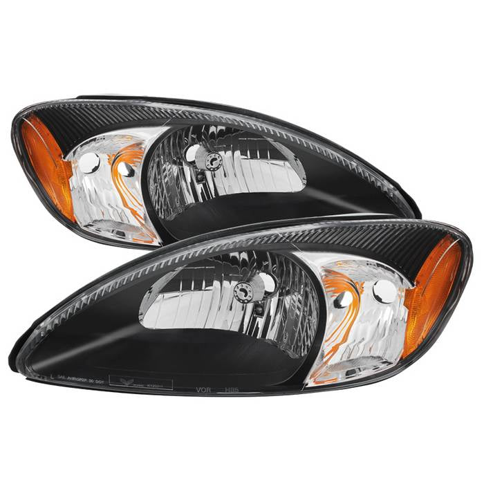 SPYDER Xtune Ford TaurUS 2000-2007 Crystal Headlights Black HD-JH-FTA00-AM-BK 9024740