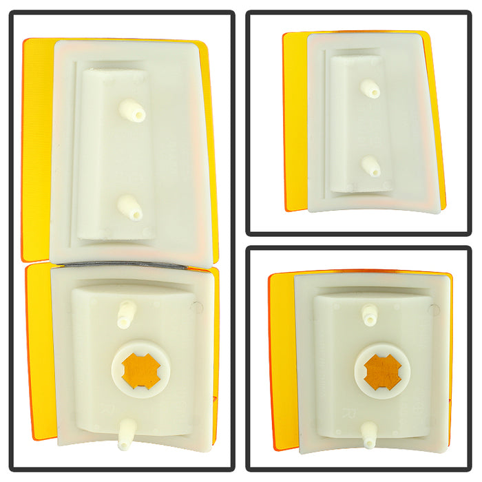 SPYDER Xtune GMC Yukon 94-99 Headlights w/ Corner & Parking Lights 8pcs Sets - OEM HD-JH-GCK94-OE-C-SET 9034411