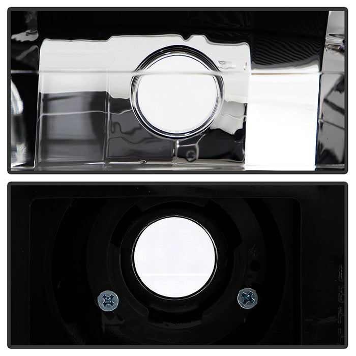 SPYDER Xtune GMC Yukon 92-93 Crystal Headlights w/ Corner & Bumper Black HD-JH-GMCCK88-AM-BK-SET 5073518