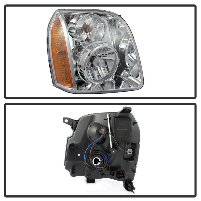 SPYDER xTune 07-13 GMC Yukon/Yukon XL (Excl Denali) Headlight - OEM Right (HD-JH-GMCY07-OE-R) 9038204