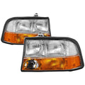 SPYDER xTune 98-01 GMC Jimmy S15 (w/Fog Lights) OEM Headlights w/Amber Bumper - Chrm (HD-JH-GS1598-OE-C) 9042690