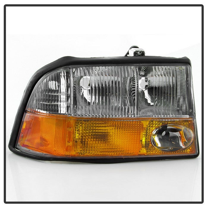 SPYDER xTune 98-01 GMC Jimmy S15 (w/Fog Lights) OEM Headlights w/Amber Bumper - Chrm (HD-JH-GS1598-OE-C) 9042690