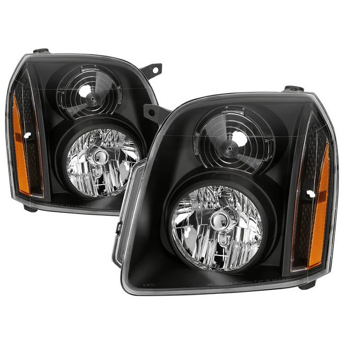 SPYDER Xtune GMC Yukon Denali 07-14 Crystal Headlights Black HD-JH-GYD07-AM-BK 9023200