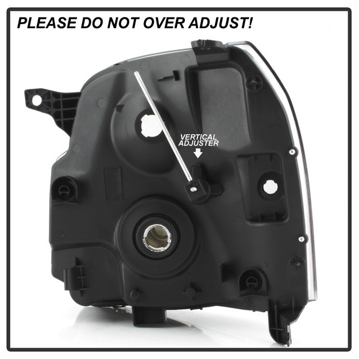 SPYDER Xtune GMC Yukon Denali 07-14 Crystal Headlights Black HD-JH-GYD07-AM-BK 9023200