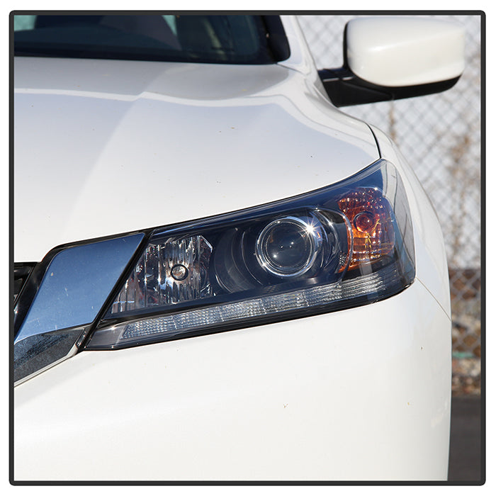 SPYDER xTune 13-15 Honda Accord (Sedan) Halogen ONLY Models OEM Headlights - Black (HD-JH-HA13-4D-AM-BK) 9040702