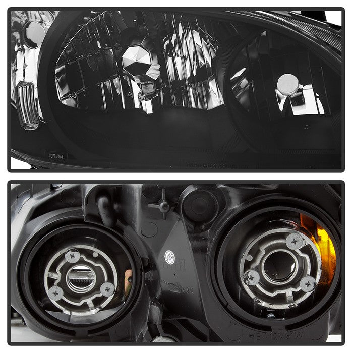 SPYDER xTune 04-05 Honda Civic (Excl Hatchback/Si) OEM Style Headlights - Black (HD-JH-HC04-4D-AM-BK) 9042706