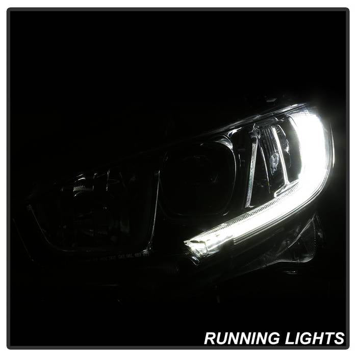 SPYDER xTune 16-18 Honda Civic Driver Side Halogen Headlight - OEM Left (HD-JH-HC16-H-OE-L) 9044397