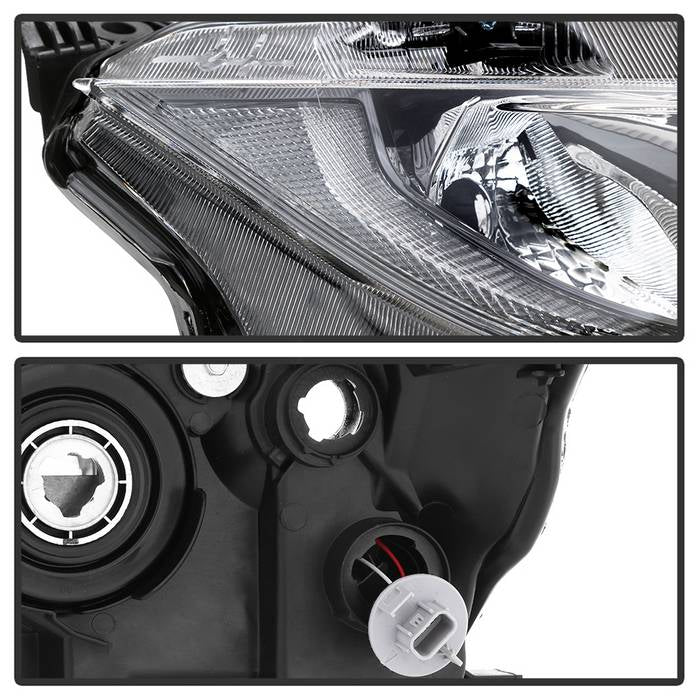 SPYDER xTune 16-18 Honda Civic Passenger Side Halogen Headlight - OEM Right (HD-JH-HC16-H-OE-R) 9044403