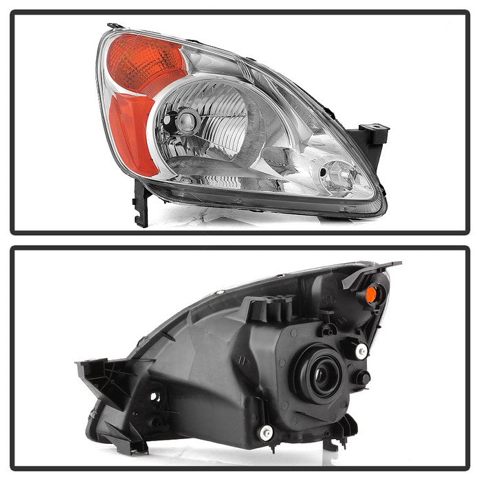 SPYDER xTune 02-04 Honda CR-V Driver Side Halogen Headlight - OE Left (HD-JH-HCRV02-AM-C) 9942914
