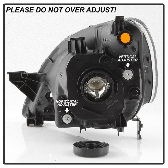 SPYDER xTune 02-04 Honda CR-V Driver Side Halogen Headlight - OE Left (HD-JH-HCRV02-AM-C) 9942914