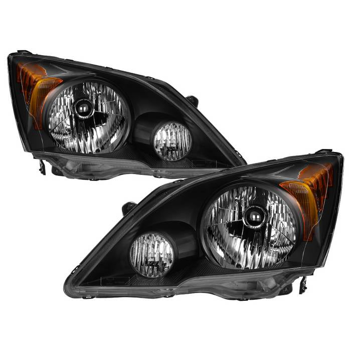 SPYDER xTune 07-11 Honda CR-V OEM Style Headlights - Black (HD-JH-HCRV07-AM-BK) 9041075