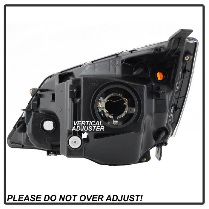 SPYDER xTune 07-11 Honda CR-V OEM Style Headlights - Black (HD-JH-HCRV07-AM-BK) 9041075