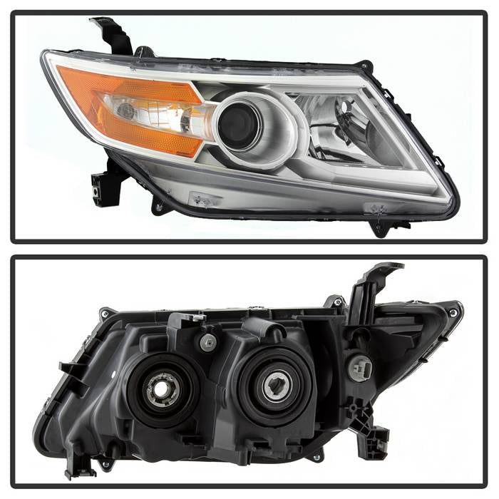 SPYDER xTune 11-15 Honda Odyssey OEM Style Halogen Headlights - Chrome (HD-JH-HODY11-AM-C) 9043468