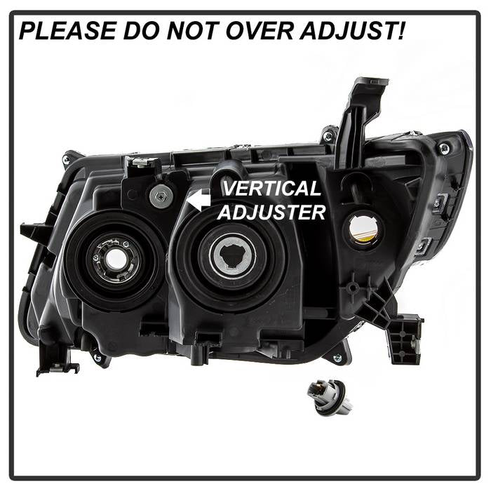 SPYDER xTune 11-15 Honda Odyssey OEM Style Halogen Headlights - Chrome (HD-JH-HODY11-AM-C) 9043468