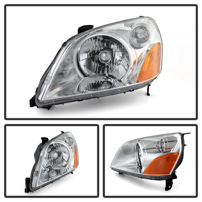SPYDER Xtune Honda Pilot 03-05 Crystal Headlights Chrome HD-JH-HPIL03-AM-C 9023705