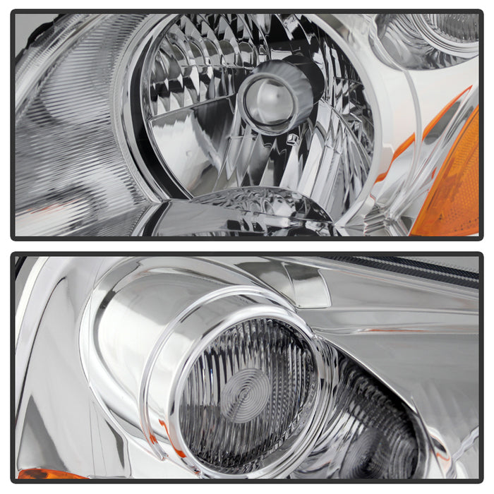 SPYDER Xtune Honda Pilot 03-05 Crystal Headlights Chrome HD-JH-HPIL03-AM-C 9023705