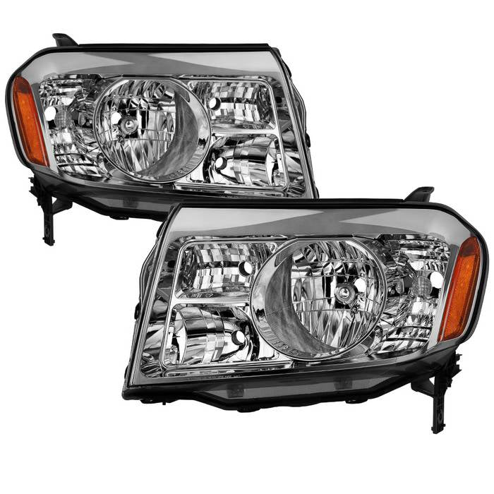 SPYDER xTune 09-11 Honda Pilot OEM Style Headlights -Chrome (HD-JH-HPIL09-AM-C) 9044175