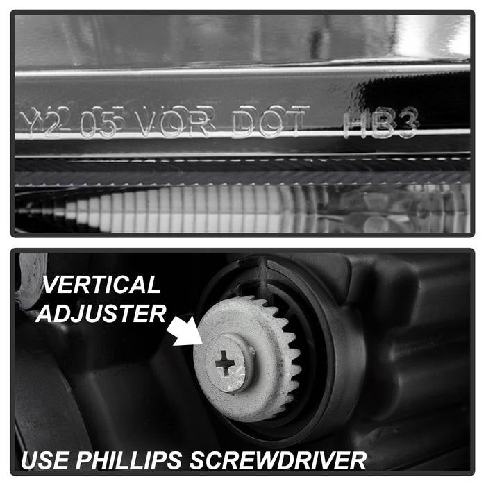 SPYDER xTune 09-11 Honda Pilot OEM Style Headlights -Chrome (HD-JH-HPIL09-AM-C) 9044175