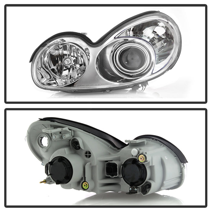 SPYDER xTune 02-05 Hyundai Sonata OEM Style Headlights - Chrome (HD-JH-HYSON02-C) 9042744